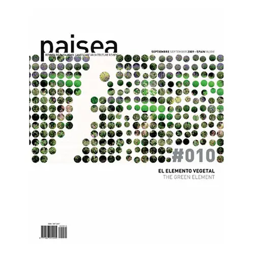Portada del número 10 de Paisea. Revista de Paisajismo.